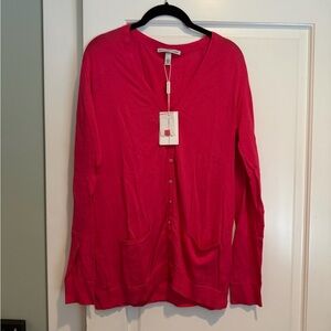 Autumn Cashmere Fuchsia Knit Top